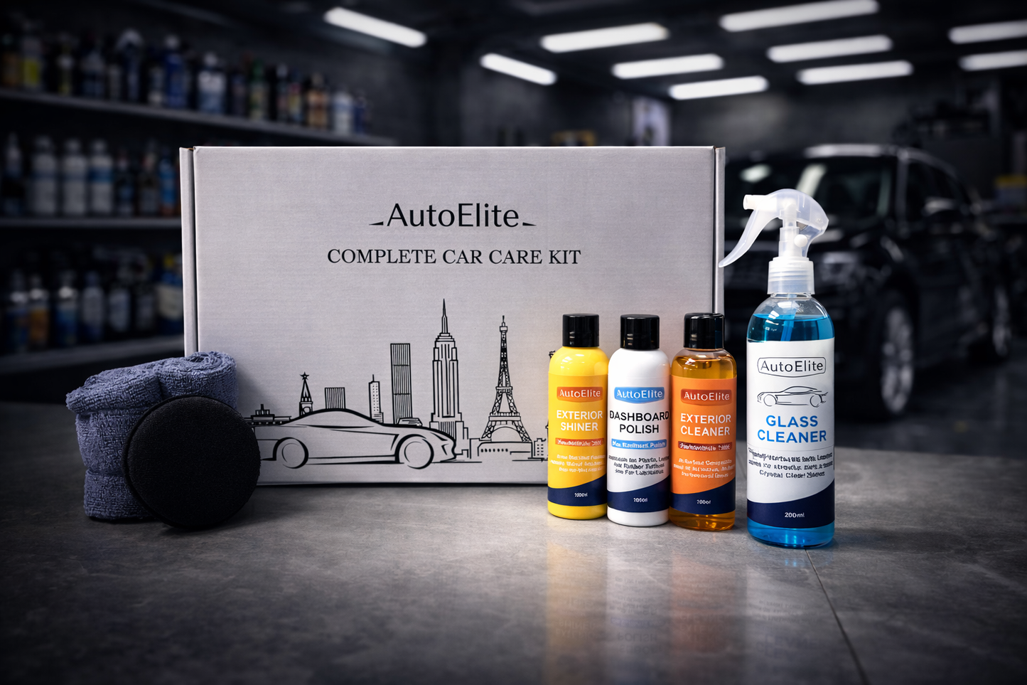Premium Car Care Combo – Pack of 2 | Premium Waterless Solution – Spray & Wipe Car Wash